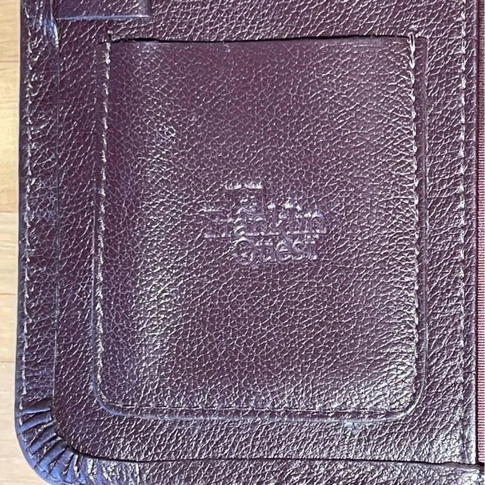 Franklin Quest top grain leather binder